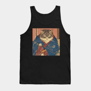 Edo cat Tank Top